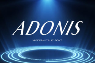 Adonis Font: Smart Sign Painting Style for Digital Ads