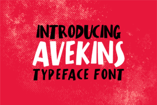 Avekins Font: Cheerful Display Typography for Editorial Design