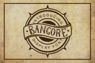 Bangore Font: Vintage Display Typography for Web Design