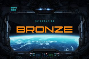 Bronze Font: A Modern Display Typeface for Editorial Design