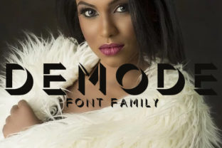 Demode Font: Retro Display Typography for Editorial Design