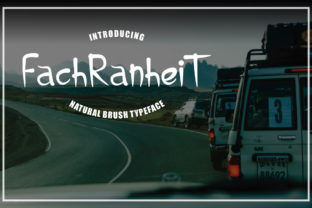Fachranheit Font: Natural Brush Display for Business Branding