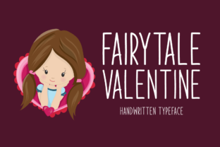Fairytale Valentine Font for Handmade Labels and Stationery
