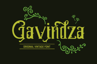 Gavindza Font: Vintage Handwritten Style for Editorial Design