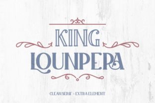 King Lounpera Font for Elegant Web Design
