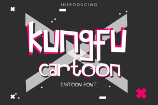 Kungfu Cartoon Font: A Playful Display Typeface for Editorial Design