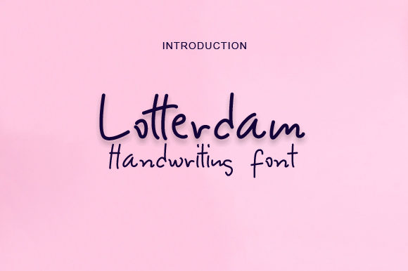 Lotterdam Font: A Delicate Script for Editorial Design