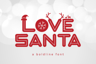 Love Santa Font: Festive Display Typography for Web Design
