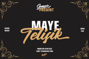 Maye Telisik Duo Font for Handmade Labels and Logos