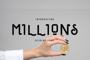 Millions Font: Playful Display Typography for Web Design