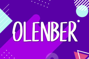 Olenber Font: Cheerful Brush Typography for Campaigns