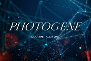 Photogene: A Clean Display Font for Modern Design
