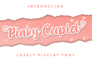 Pinky Cupid Font: Sweet Display Typography for Editorial Design