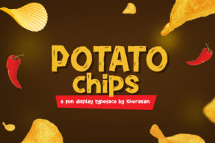 Potato Chips Font Review: Cheerful Display Type for Branding