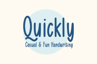 Quickly Freehand Font for Elegant Web Design