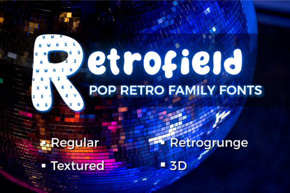 Retrofield Font: Friendly Display Typography for Web Design