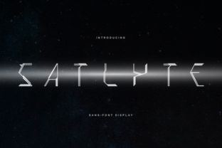 Satlyte Font: Aerospace Display Type for Digital Branding