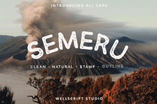 Semeru Display Font for High-Impact Campaign Visuals