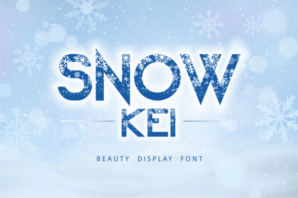 Snow Kei Font Review: Cozy Display Typography for Winter Branding