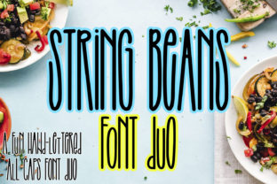 String Beans Font: Tall Display Type for Branding