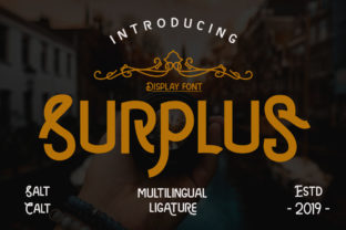 Surplus Font: Vintage Display Style & Free Download Guide