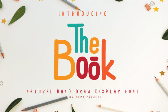 The Book Font: Playful Display Typography for Digital Campaigns