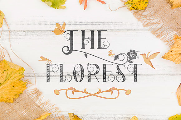 The Florest Font: Nature-Inspired Display Typography
