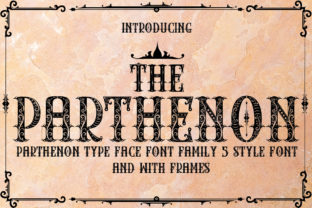The Parthenon Font: Playful Display Typography for Campaigns