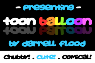 Toon Balloon Font for Playful Editorial Design