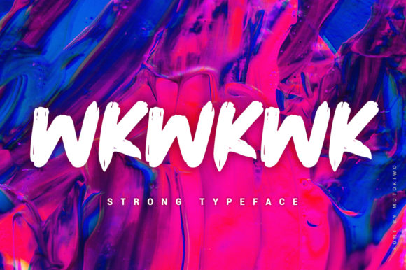 Wkwkwk Font: Bold Branding for Small Business