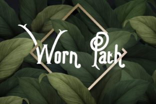 Worn Path Font: Playful Display Typography for Digital Campaigns